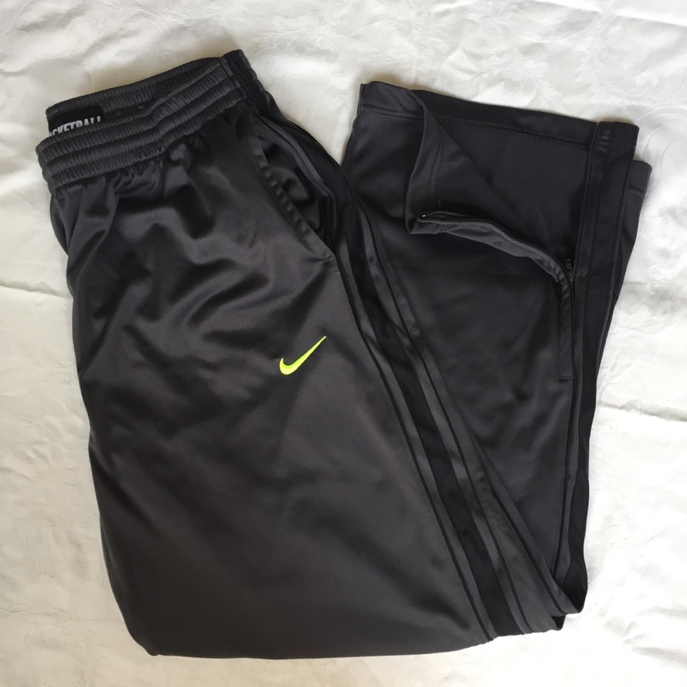 Nike Basketball gray track pants jogger XL